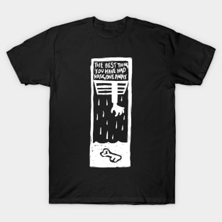 Copy of High and Dry Illustrated Lyrics Inverted T-Shirt